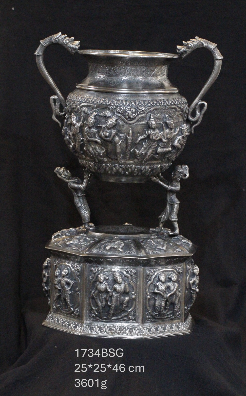 Burma Twin-Handle Urn