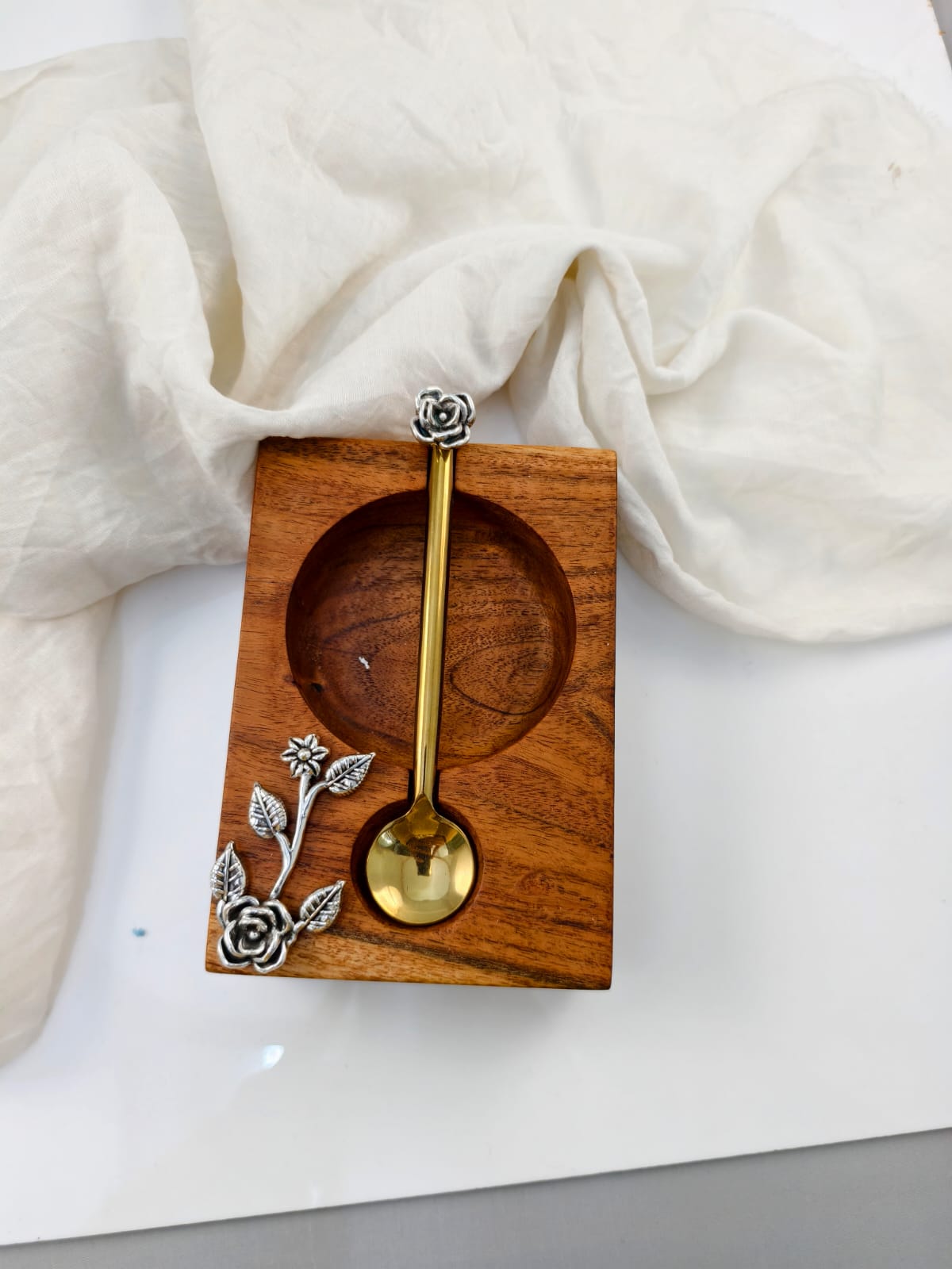Rose Spoon & Dish